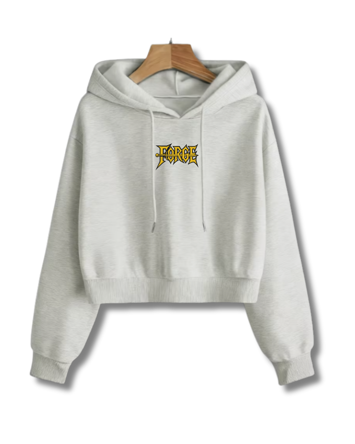 Conquer Cropped Hoodie