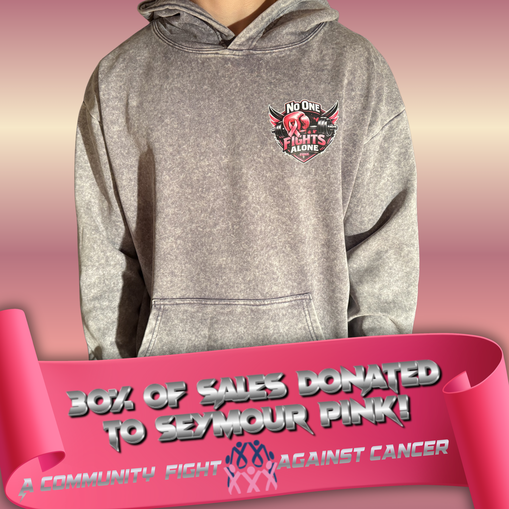 Fighting Breast Cancer oversized Hoodies