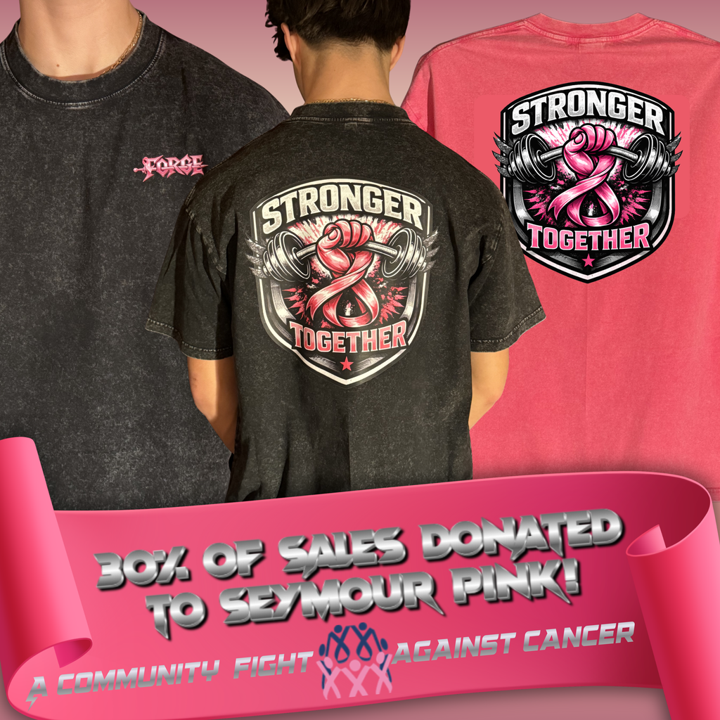 Stronger together Boxy tee - Fighting Breast Cancer