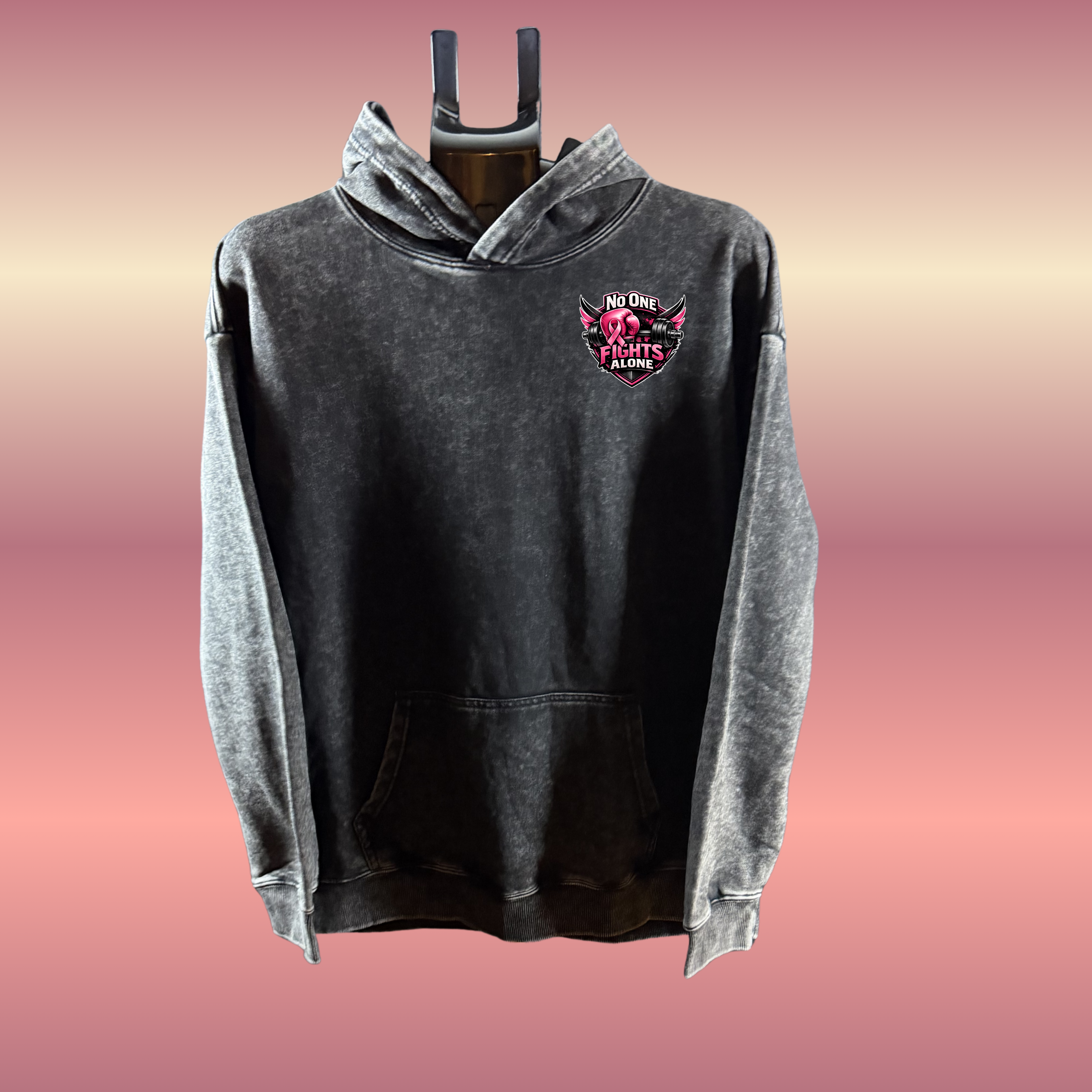 Fighting Breast Cancer oversized Hoodies