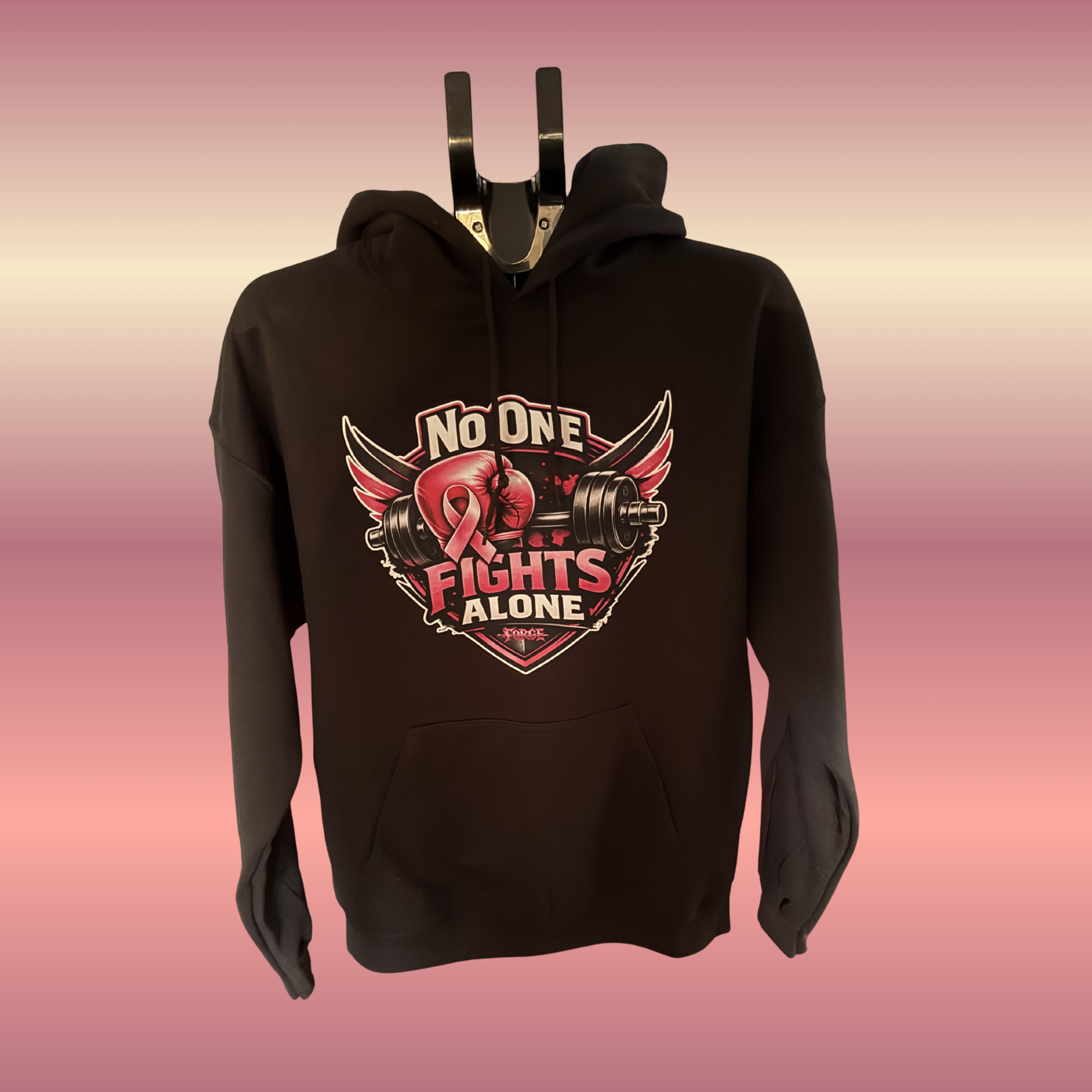 Fighting Breast Cancer Regular Sized Hoodies